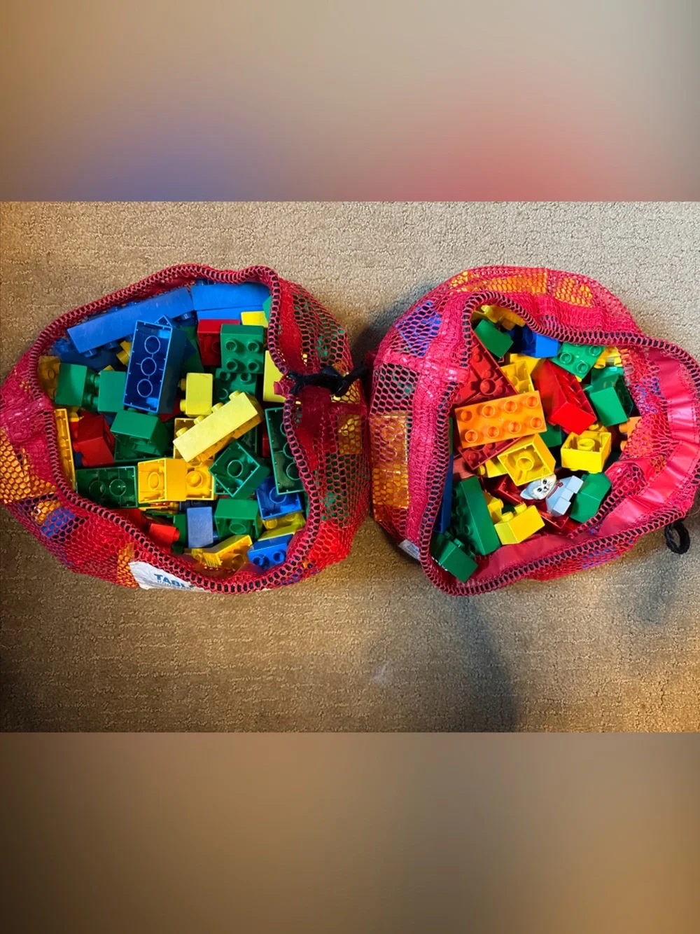 Vintage Authentic “Table Toys” Made in USA Building Blocks